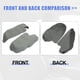 thumbnail image 5 of REGALWOVEN 1 Par de Cubiertas de Reposabrazos de Puerta Delantera Reemplazo de Cuero de Microfibra para Honda Ridgeline 2006-2014 Gris, 5 of 7