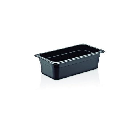 Gastroplast - Contenedor Policarbonato Negro Gn 1/3X10 Cm