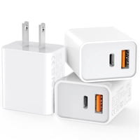 [Paquete De 3] Cargador De Pared Usb-C Csodince De 20 W De D