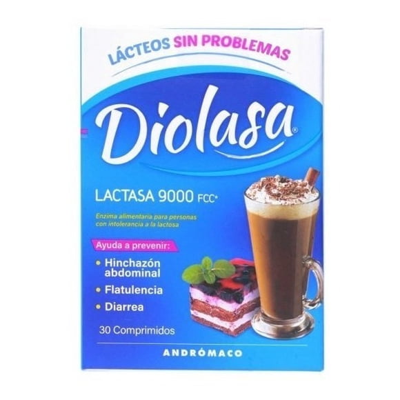 Diolasa X 30 Comprimidos (lactasa 9000 U.i)