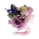thumbnail image 2 of coche de la boda flor de seda artificial y decoración del partido de la cinta polvorienta rosa, 2 of 5
