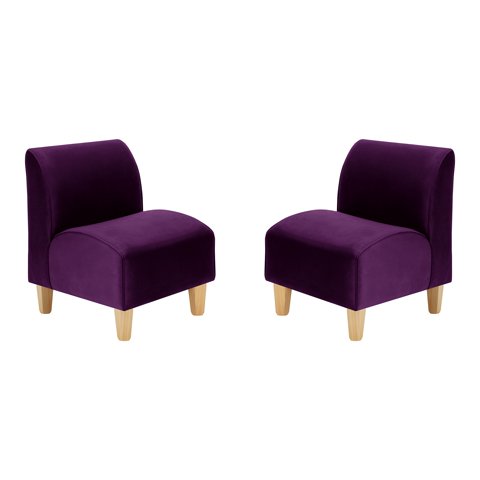 Bodevir - Set Poltrona Soft 1C Felpa 05 Morado