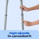 thumbnail image 4 of Walker Medline Lightweight Junior plegable con ruedas de 5 pulgadas, 4 of 6