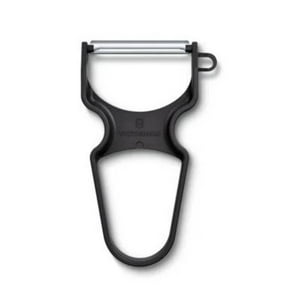 Pelador Rapid, Borde Recto Negro Victorinox