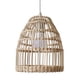 thumbnail image 4 of Pantalla De Ratán Boho Scandi Colgante Hecho A Mano Para La Sala De Estar Del Hogar, 4 of 5