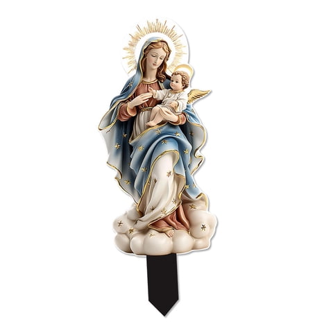 Ioensy - Estacas De Jardín Multifuncionales Regalos Regalos 2D Plague Para Patio Al Aire Libre Estilo Primaveral C