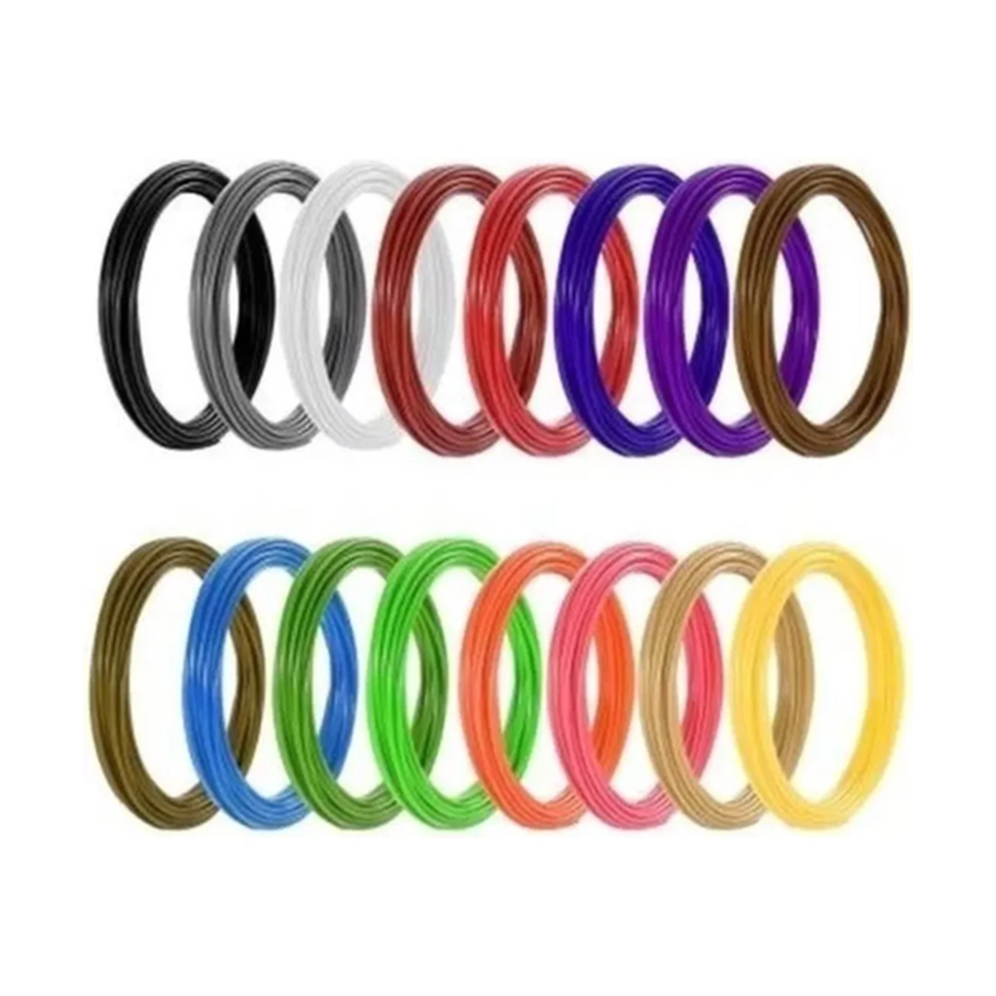 Genérico - 50 Metros Filamento Para Lápiz Impresora 3d Colores