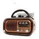 thumbnail image 1 of Radio Portátil, Regalo De Madera, Reproductor De Música Antiguo Para Acampar Al Aire Libre En Casa, 1 of 3