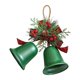 thumbnail image 2 of Adorno De Campanas Navide?as, Decoración Rústica Navide?a Para Manualidades De Bricolaje, Suministros Para Fiestas De Pared, Color Verde Sólido, 2 of 5