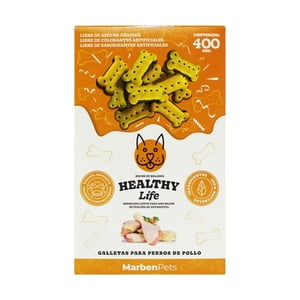Snack Para Perros Healthy Life Galletas Sabor Pollo 400Gr
