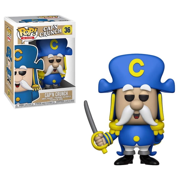 ¡Funko POP! El ícono de la publicidad Quaker Oats Captain Crunch con espada