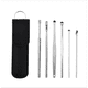 thumbnail image 1 of 6/8PCS Stainless Steel Earpick Ear Cleaner Spoon Ear Care Cleaning Tool Earwax Removal Kit Ear Pick Wax Remover Clean Health, 1 of 3