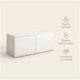 thumbnail image 3 of Rack Tv 80x40x30cm 2 Puerta Melamina Combinable Por Color Blanco, 3 of 8