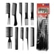 thumbnail image 2 of Peines Para Cabello Peluquería - Barbería 10 Variedades Color Negro, 2 of 2