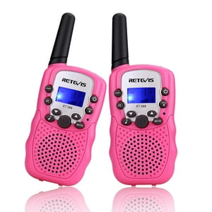 Walkie Talkies Retevis Rt388 Para Niños De Largo Alcance, 1 Km, Color Rosa