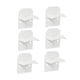 thumbnail image 2 of 6 Piezas Organizador De Sombreros Soporte Adhesivo Para Sombreros Para Pared Para Entrada Hogar Oficina Blanco, 2 of 3