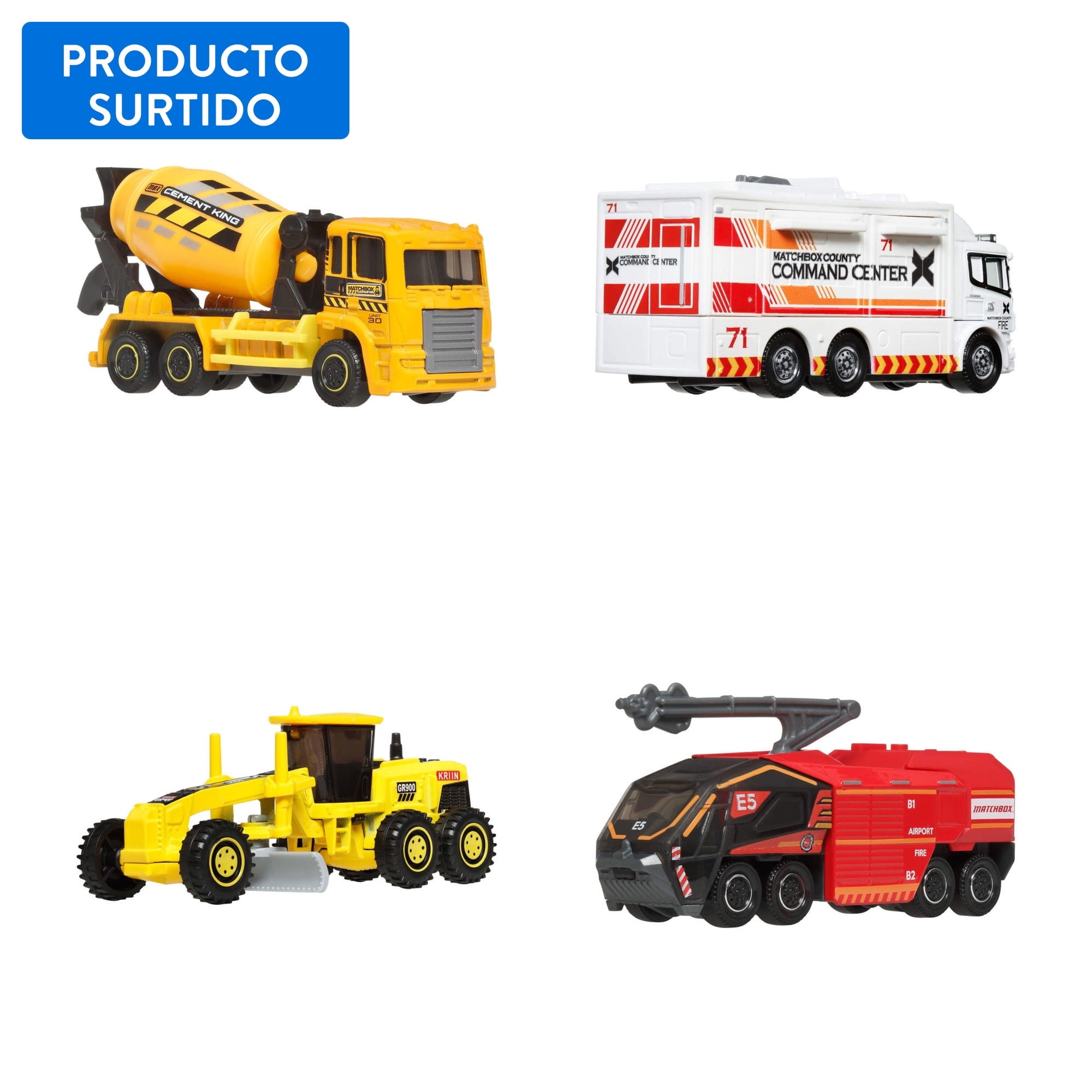 Matchbox Working Rigs Vehículo Grandes Camiones Móviles