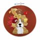 thumbnail image 2 of Kit De Inicio De Bordado Perros Punto De Cruz Hecho A Mano DIY Craft Con Aro D, 2 of 5