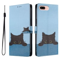 Foxdock Funda Tipo Cartera Para Iphone 7 Plus/8 Plus Con Soporte Y Correa – Diseño De Patrones Lindos