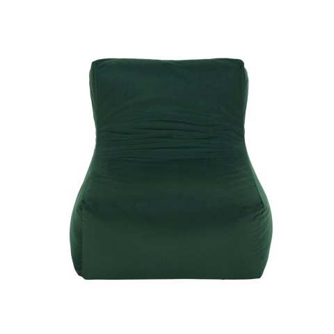 Bodevir - Pouf Tatto 1C Felpa Verde Botella