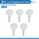 thumbnail image 4 of Llave CH509 Llaves de Repuesto para RV Campers Armarios Cerraduras de Empuje, 4 of 7