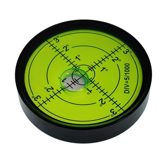 Nivel de burbuja The Yan He de alta precisión de 60 mm, precisión de 15 pies y medio