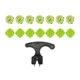 thumbnail image 3 of 14x Clavos Para Zapatos De Golf Rosca De Metal Fácil De Instalar Con Llave Para Picos De Zapatos De Golf, 3 of 5