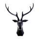 thumbnail image 5 of Figura Geométrica De Animal Con Escultura De Cabeza De Ciervo Para Sala De Vacaciones, Porche L Negro, 5 of 5