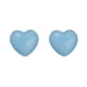 thumbnail image 3 of 2pcs en forma de corazón de cerámica del cajón de la puerta del compartimiento de la manija del pomo del tirador hardware azul, 3 of 5