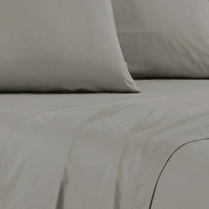 Sabana Andes Microfibra Lisa Gris 1.5 Plaza