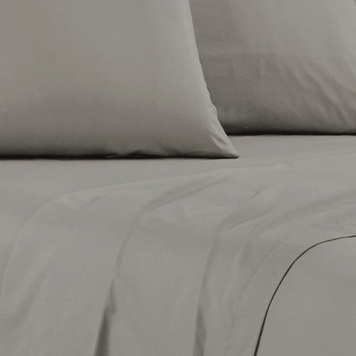 Sabana Andes Microfibra Lisa Gris King