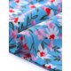 thumbnail image 5 of INSPIRE CHIC Falda de Mujer Cintura Elástica Línea A Fluida con Volantes en Capas Floral Midi Falda Azul Cielo S, 5 of 6