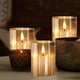 thumbnail image 2 of Velas sin llama Tyawon LED de cristal con control remoto y temporizador (paquete de 3), 2 of 7