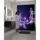 thumbnail image 4 of Juego de Cortina de Baño Tela Género + Forro Impermeable, 4 of 6