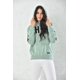 thumbnail image 2 of Poleron Mujer Con Capucha Verde Talla S, 2 of 3