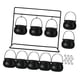 thumbnail image 1 of Cuencos Para Dulces De Halloween, Accesorios De Escena Con Estante De Hierro, Cuencos Para Servir De Brujas Negras, 9 Cuencos, 1 of 5