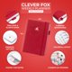 thumbnail image 2 of Planner Clever Fox, segunda edición, colorido, tamaño A5, rojo, sin fecha, 2 of 7
