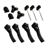 Ioensy - 11 Uds. Sujetadores De Cubierta De Cama De Camión Para Cubierta De Tonneau Triple Dura De Feetuo