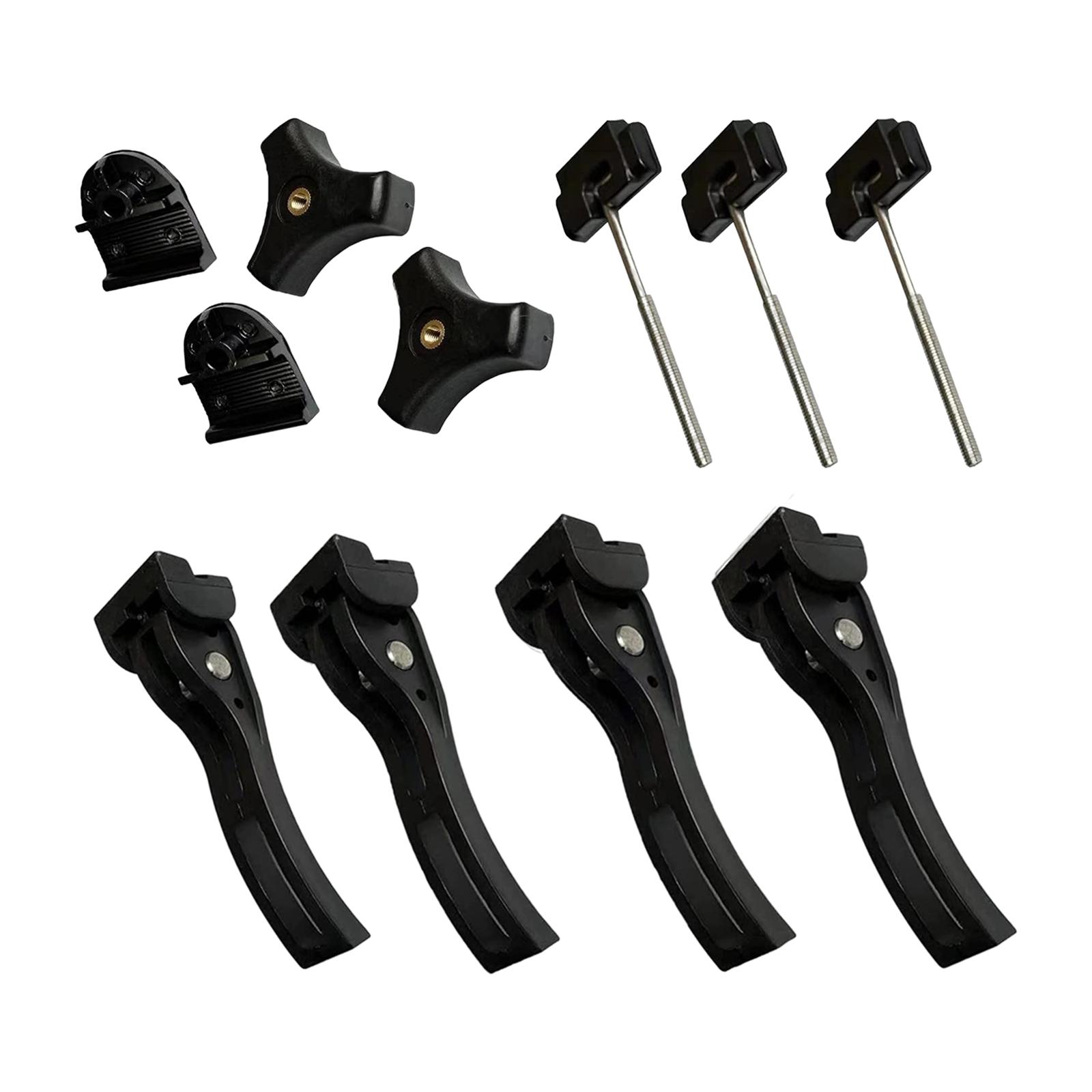 Ioensy - 11 Uds. Sujetadores De Cubierta De Cama De Camión Para Cubierta De Tonneau Triple Dura De Feetuo