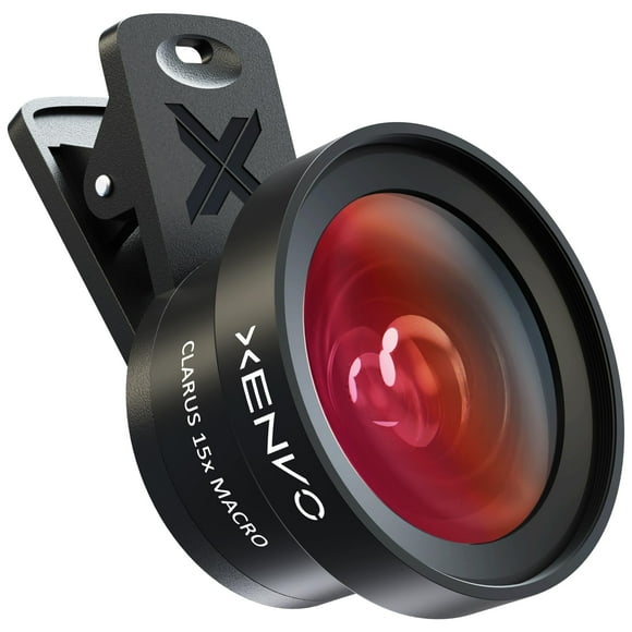 Kit De Lentes Xenvo Pro Macro Y Gran Angular Con Luz Led Y Estuche De Viaje