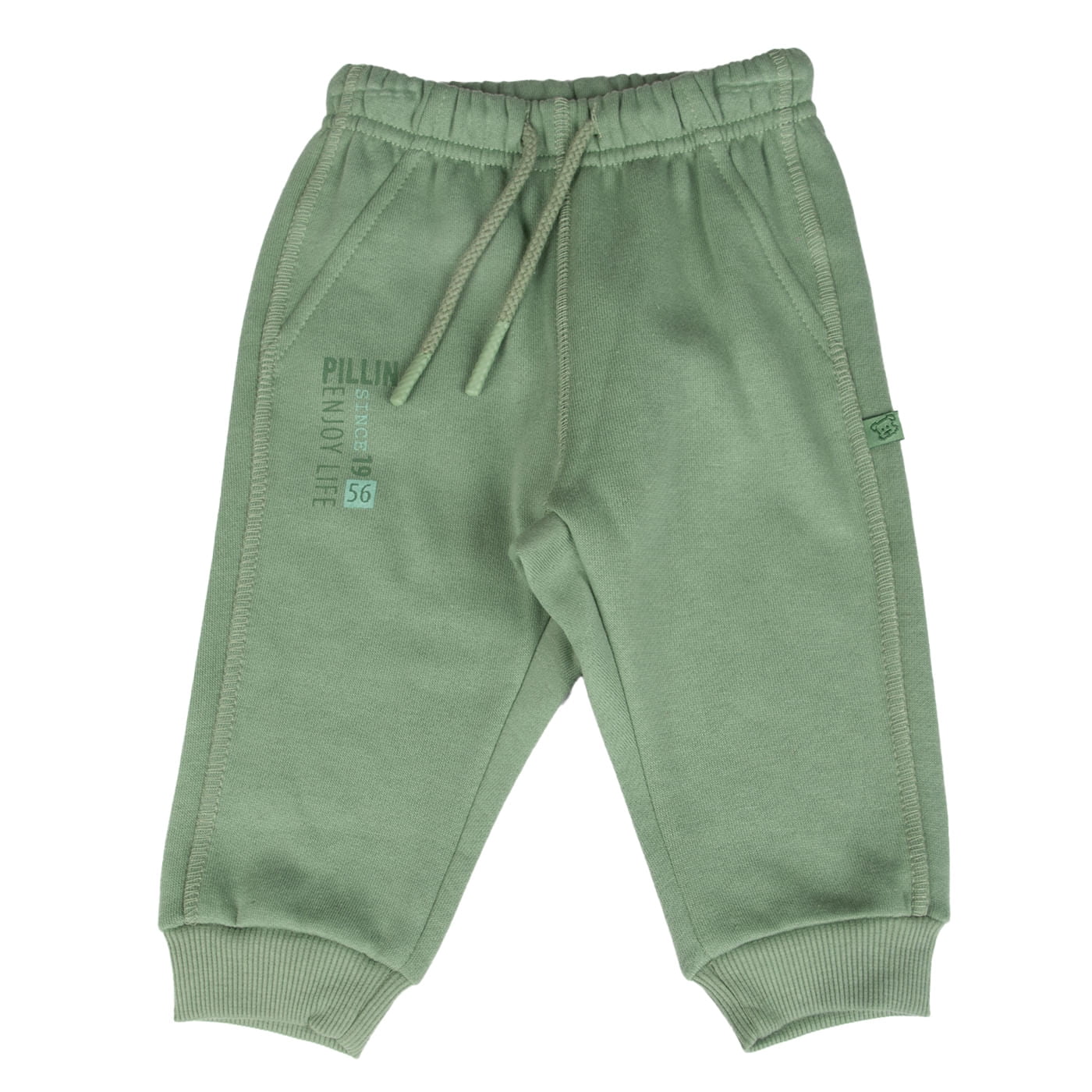 Pantalón Buzo Bebé Niño Verde Pillin