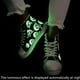 thumbnail image 2 of Women's Luminous Skull Pattern Sneakers, Halloween High Top Skate Shoes, Casual Flat Canvas Trainers, 2 of 2