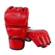 thumbnail image 5 of Guantes De Boxeo Equipo De Protección Mitones De Medio Dedo Para Karate Fitness Muay Thai Rojo, 5 of 5