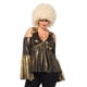 thumbnail image 1 of Disco Disco Diva de Leg Avenue, negro y dorado, tallas grandes, 3 x 4 veces, 1 of 4