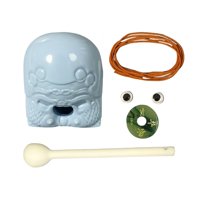 Magideal - Rana Guiro Rasp Instrumento Pequeño Bloques De Tono Musical Rasp Generador De Ruido Diversión Para Adultos Niños Decoración Del Hogar Artesanía Con Ma