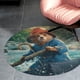 thumbnail image 4 of Oso Paddington Alfombra Redonda de Felpa Coral, Antideslizante, No Desprende Pelusas, Lavable y Duradera para Salón, Dormitorio y Habitación de Niños 60cm, 4 of 6