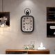 thumbnail image 4 of Reloj de Pared Menterry 28x15 cm estilo negro antiguo, 4 of 7