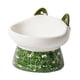 thumbnail image 2 of Cuenco Elevado Para Gatos, Alimentador Inclinado Para Mascotas, Cuenco Portátil Duradero Para Perros Pequeños, Verde, 2 of 5