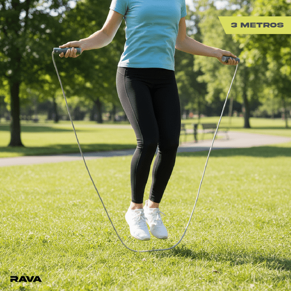 Cuerda de Saltar 3 metros Cardio Ejercicio Fitness Rava
