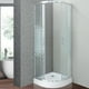 thumbnail image 2 of Shower Door Curvo Mosaic White 70x70x199 Cm (incluye Receptáculo), 2 of 7